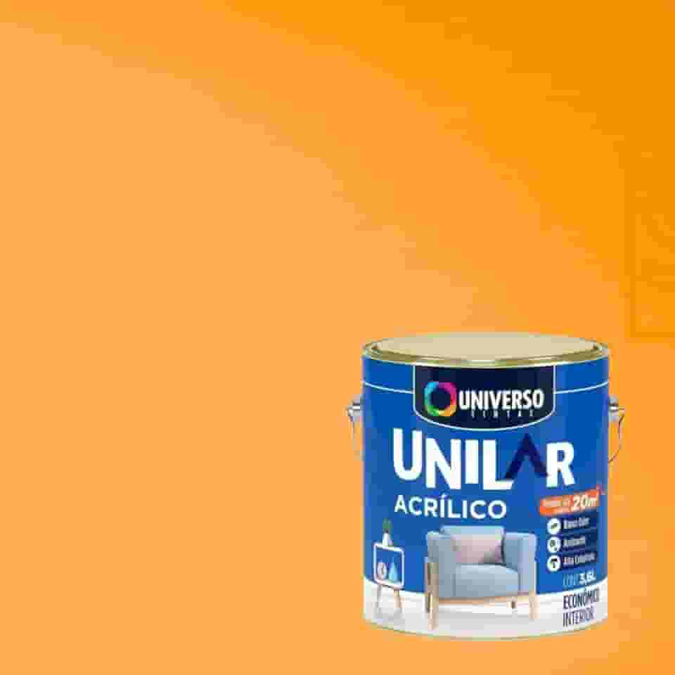 Tinta Acrílica Antimofo Unilar 3,6l Escolha sua Cor (Mostarda)