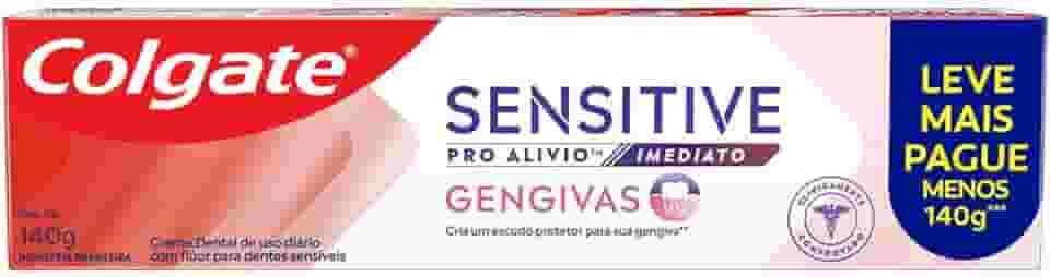 Colgate Creme Dental para Sensibilidade Sensitive Pro Alívio Imediato Gengiva 140g