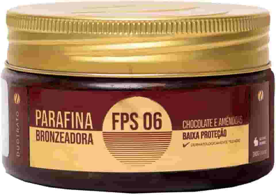 Parafina bronzeador acelerador de bronzeado Duotrato 200g (Chocolate)
