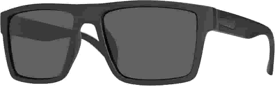 Óculos de Sol Masculino Rosto Redondo Polarizado Proteção UV400 Formato Quadrado Preto Village Heaven 6302