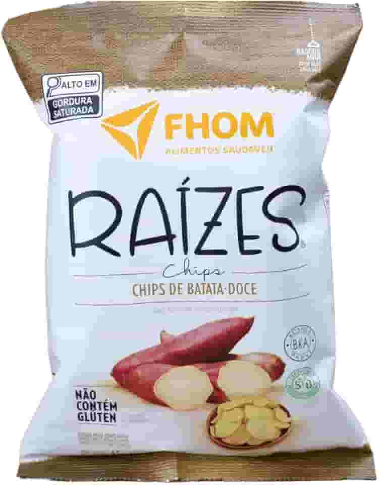 Chips de Batata Doce Alimento Vegano Fhom 45g