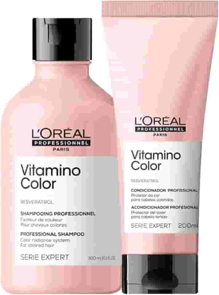 Kit Shampoo e Condicionador Loreal Professionnel Vitamino Color Pequeno