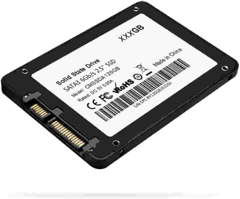 Unidade de estado sólido interna SATA III SSD 64G 6.3 cm, atualiza a memória do PC ou laptop e armazenamento para profissionais de TI, criadores e usuários do dia a dia