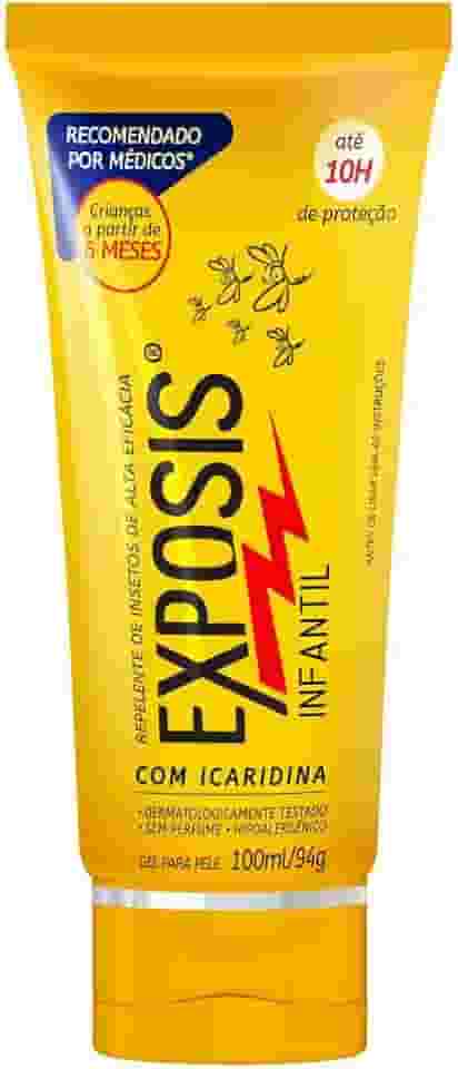 Exposis Infantil, Repelente Icaridina, Gel 100ml