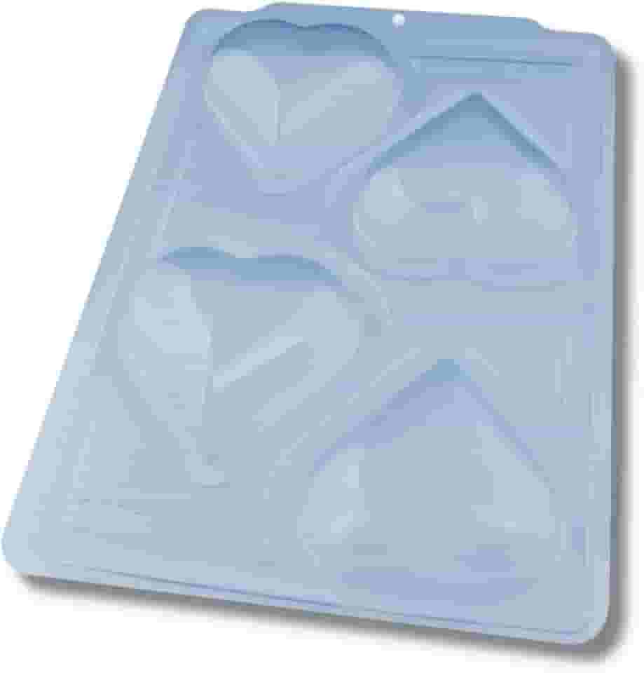 Forma Especial SP 45 Coração 200g – BWB – Kit com 1 Unidade – Ideal para Chocolates, Trufas e Bombons – Formato Coração com Acabamento Profissional