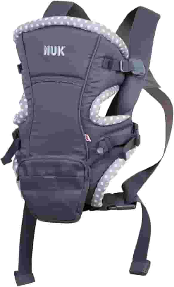 Baby Carrier Natural Fit 3 em 1 - NUK, Cinza