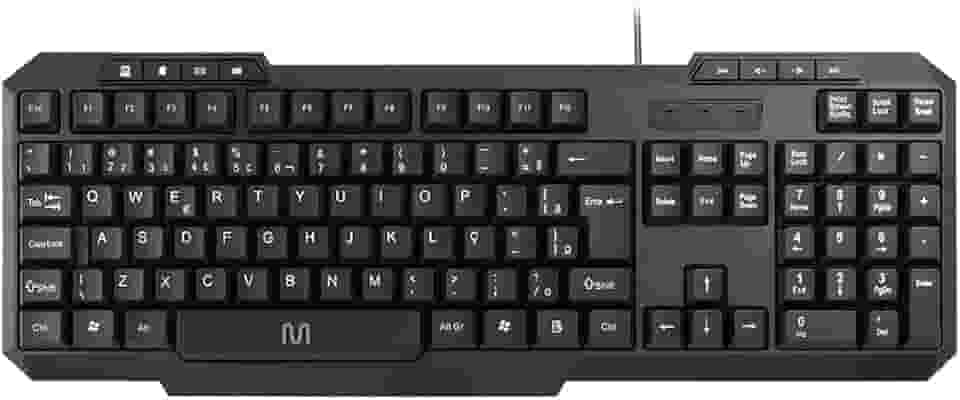 Teclado Com Fio Slim Multi (Multilaser) Resistente à Água com Conexão USB - TC206