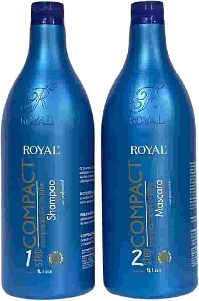 Compact, Kit Shampoo e Selagem Termica sem Formol, 1L