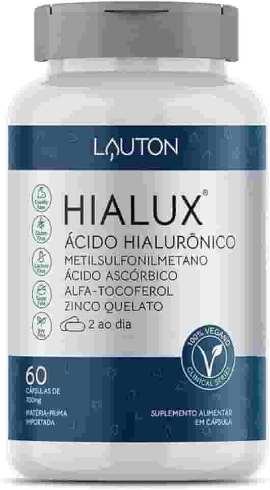 Hialux Acido Hialuronico 150mg Vegano 60 Capsulas Lauton