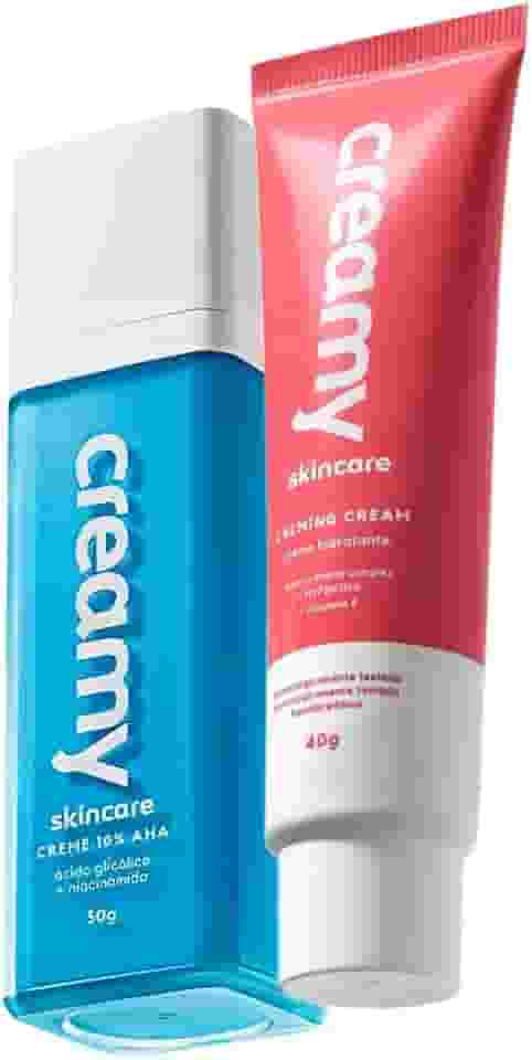 Kit Creamy Skincare Ácido Skincare Glicólico e Calming Body Cream P (2 produtos)