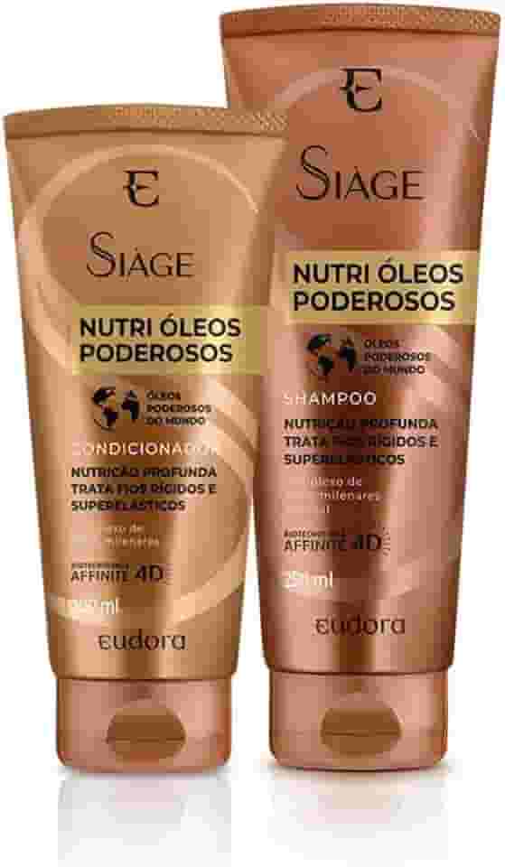 Eudora Kit Siàge Nutri Óleos Poderosos Shampoo + Condicionador
