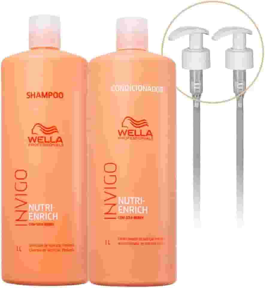 Kit Wella Professionals Invigo Nutri-Enrich Duo Válvula (4 produtos)