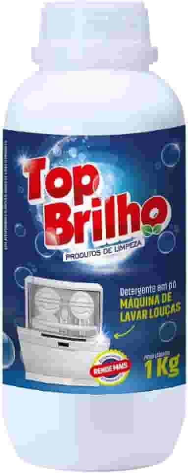 Detergente Para Maquina De Lavar Louça Sabão Em Pó 1kg Top Brilho