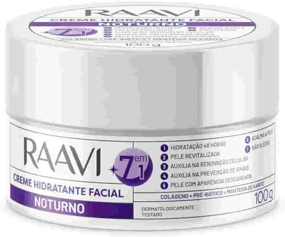 Raavi - Creme Facial Hidratante Noturno 100g