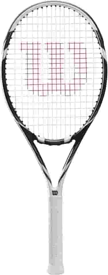 Wilson Six Two Raquete de tênis WR125110U, raquetes de tênis femininas, masculinas, preta, 2 EU