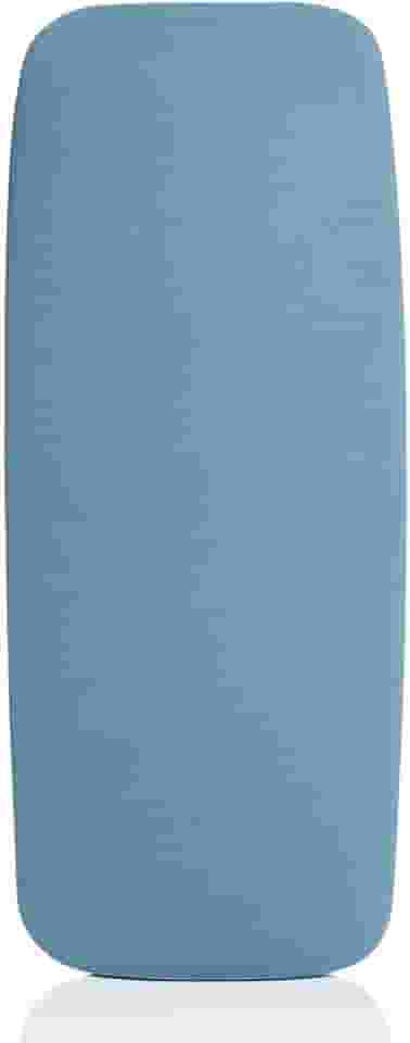 Lençol de Berço com Elástico Azul Bebê – Tecido Soft 100% Algodão – Para Colchão Padrão Americano até 70x130x12cm – Conforto e Praticidade