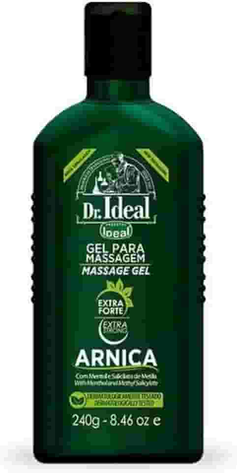 Gel Para Massagem Muscular Com Arnica, Mentol e Salicilato de Metila, Extra Forte, 240g, Proporciona Sensação de Frescor e Conforto