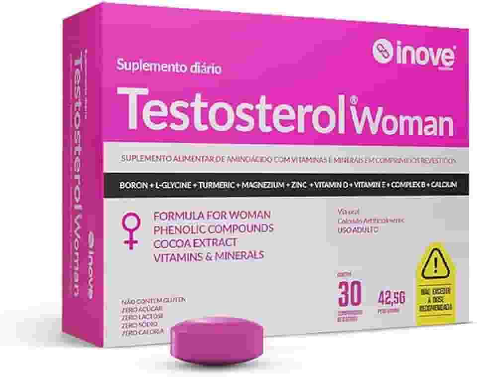 Testosterol Woman - 30 Comprimidos - Inove Nutrition, Cor: NULL