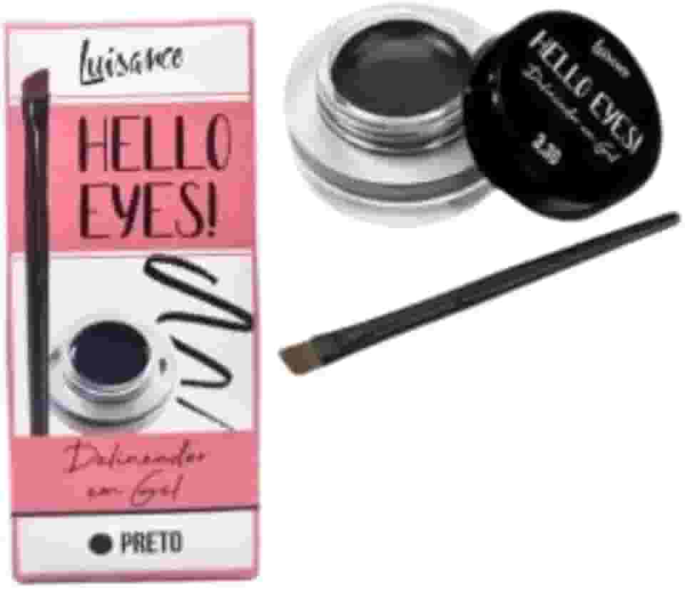 LUISANCE - DELINEADOR GEL PRETO HELLO EYES