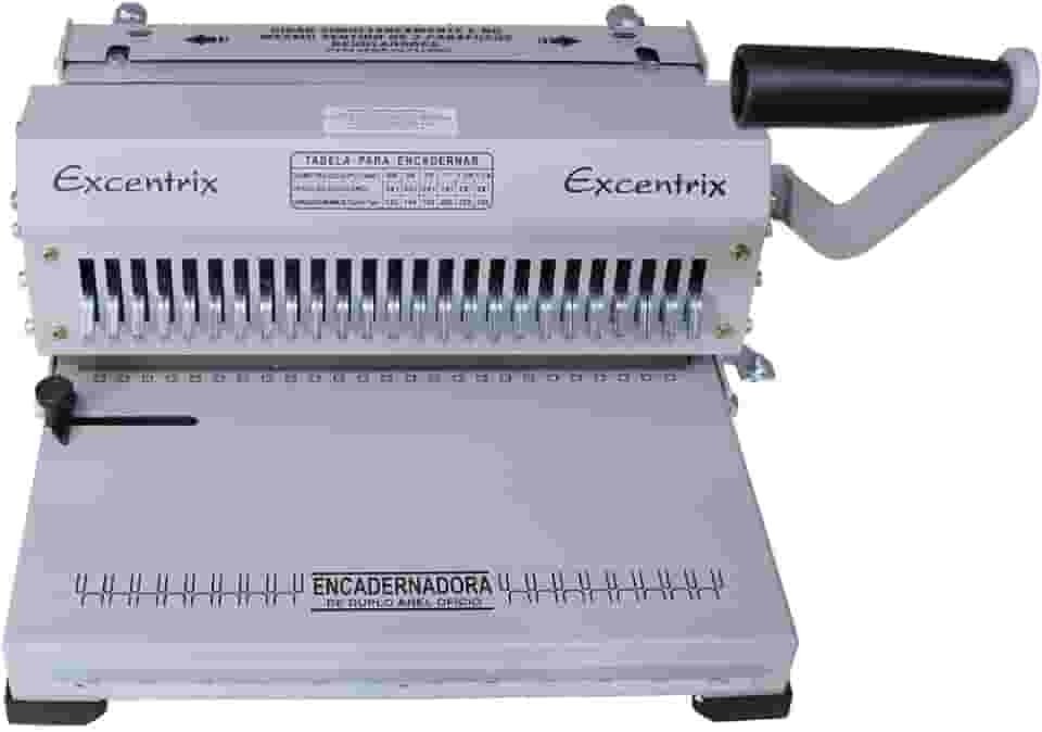 Encadernadora Perfuradora Para Trabalhos Em Wire-o 2x1 Papel Oficio Excentrix