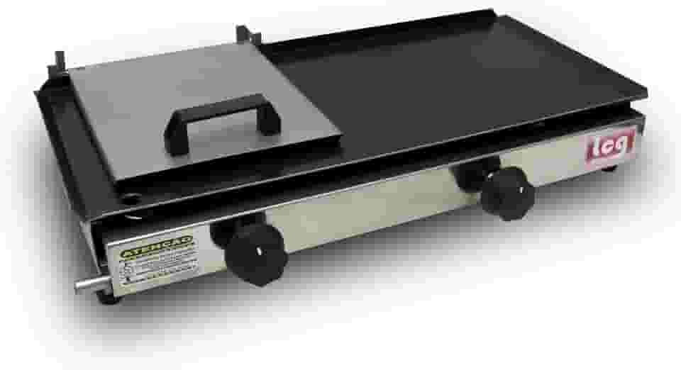 Chapa Sanduicheira Para Lanches Grill Dog com Prensa 30X60cm a gás Lcg