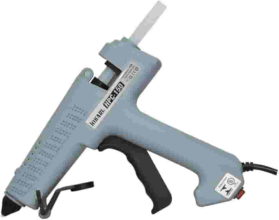 PISTOLA DE COLA QUENTE HIKARI INDUSTRIAL PROFISSIONAL 150W COM SUPORTE E BASTAO DE COLA BIVOLT