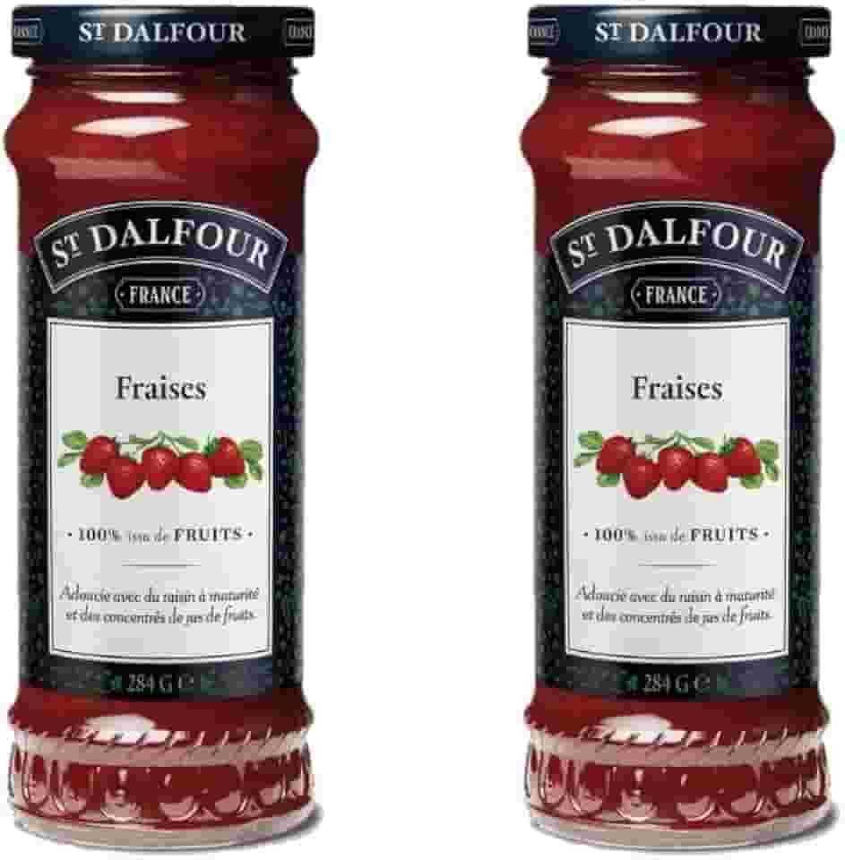 Kit 2 Geleia Importada St Dalfour Morango 284 Gramas