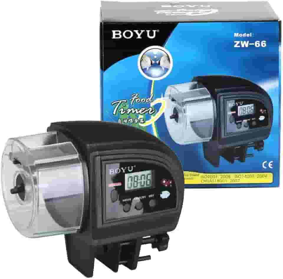 Alimentador Automático BOYU ZW-66 Digital 2xAAA Preto