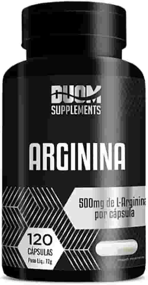 ARGININA L-ARGININA 500MG 120 CÁPSULAS - DUOM