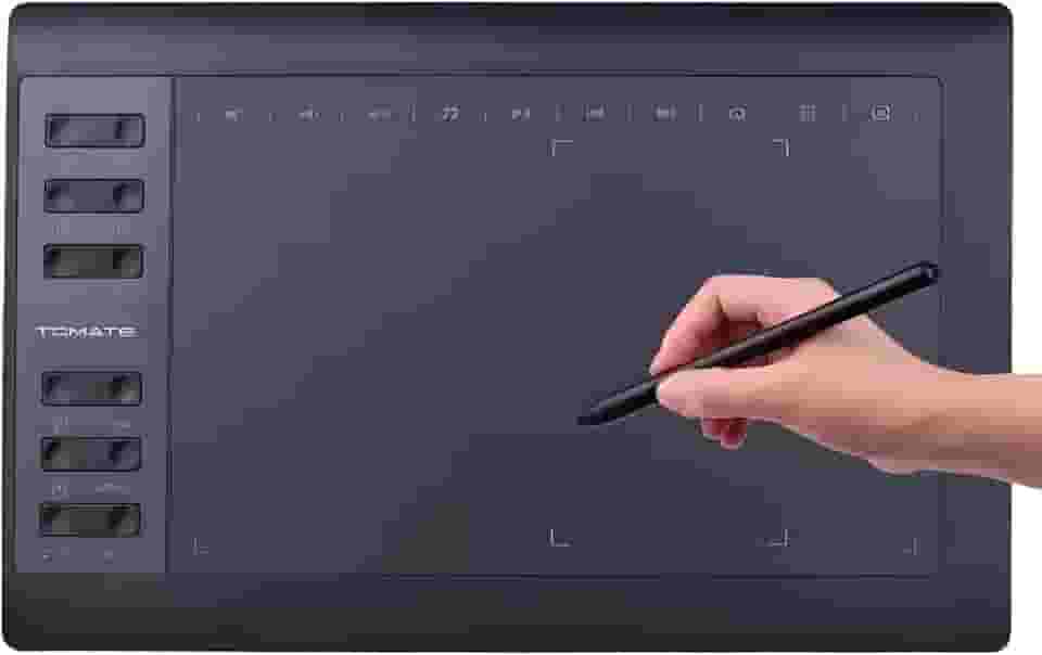 Mesa Digitalizadora Compacta e Portátil com Tela 11,6" 5080 Lpi Alta Resolução e Caneta Sensível ao Toque Compatível com Diversos Softwares Ilustração e Edição para Desenhistas e Designers Gráficos