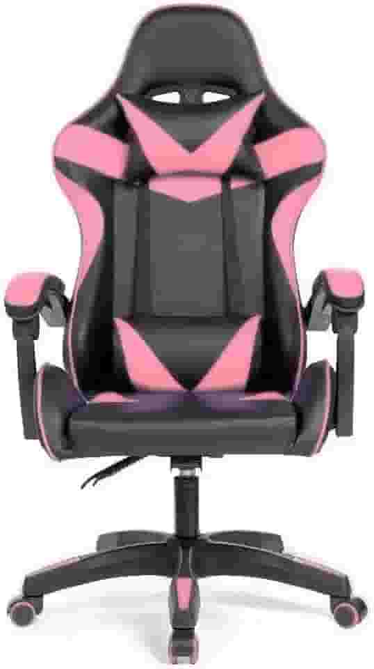 Xway Cadeira Gamer Reclínavel Giratória 0170X - Rosa - PU - 360° - 150kg - Sala de Jogos