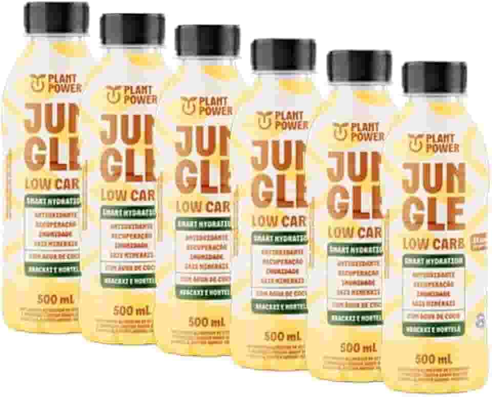 Kit 6X: Bebida Isotônica Low Carb Abacaxi e Hortelã Jungle 500ml