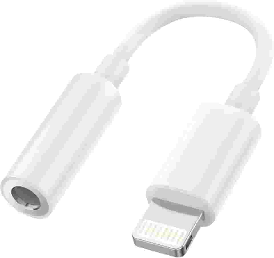 [Certificação Apple MFi] Adaptador Lightning para conector de fone de ouvido de 3,5 mm chip DAC integrado, adaptador auxiliar de áudio Hi-Fi para iPhone 14/13/12/11/X/XS/XR/8/7, iPad, iPod - auxiliar
