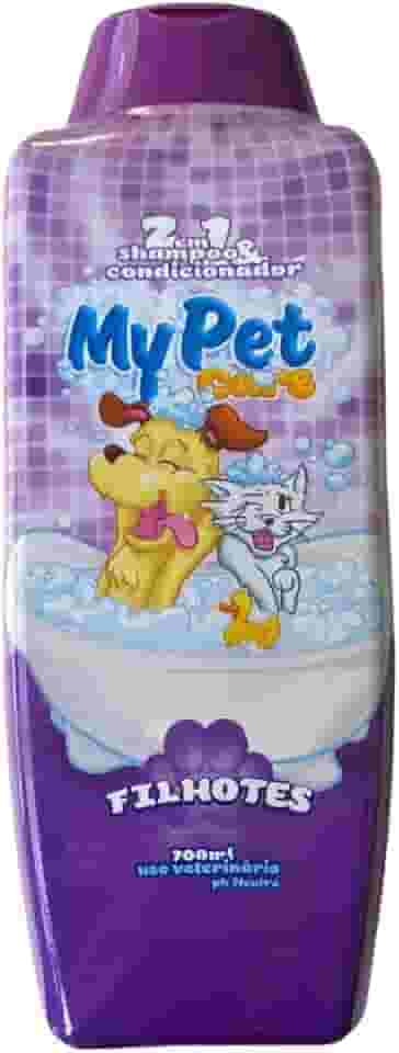 MY PET BRASIL Shampoo Para Cachorros Filhotes 2 Em 1 700Ml Shampoo E Condicionador My Pet Brasil