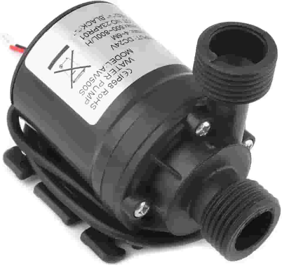 Mini Bomba D'agua 12 volts DC 19w 800 Litros/h Coluna 5m Submersível Irrigação