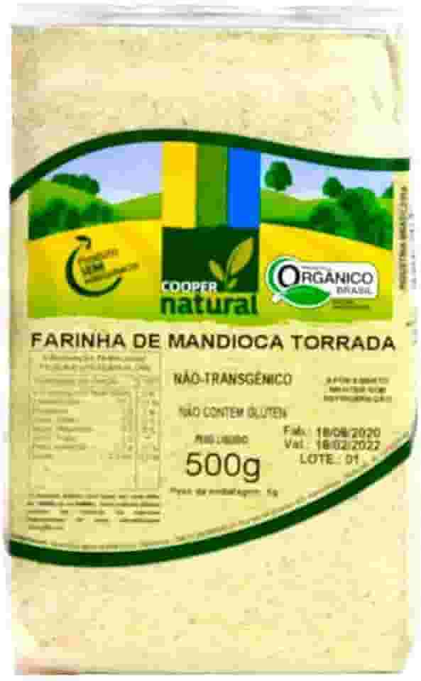 Farinha de Mandioca Torrada Orgânica Coopernatural 500g