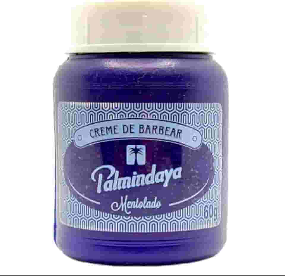 Creme de Barbear Mentolado Palmindaya, 60g