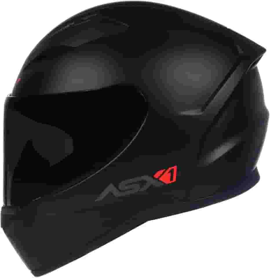 Capacete Moto ASX City Solid Preto Fosco