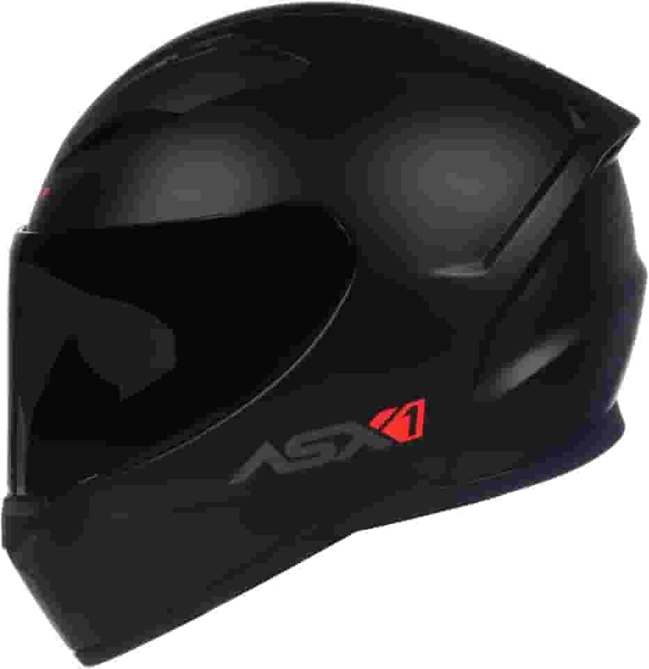 Capacete Moto ASX City Solid Preto Fosco