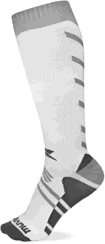 Meia Cano Longo de Compressão Arrow Muvin - Branco - 40 a 43