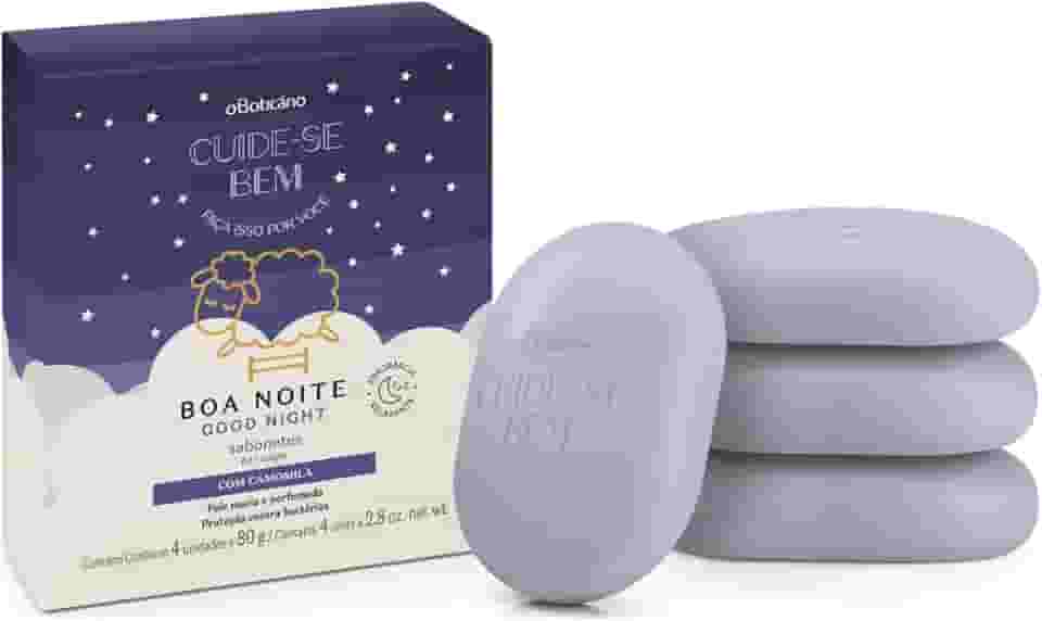 Sabonete em Barra Cuide-se Bem Boa Noite 4 Unidades 80g Cada