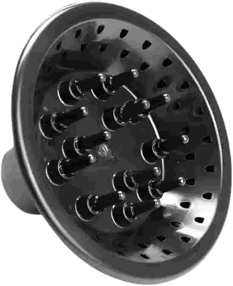 Difusor De Ar Para Secador Universal Profissional Definidor Cachos Cabelo Vários Modelos Preto