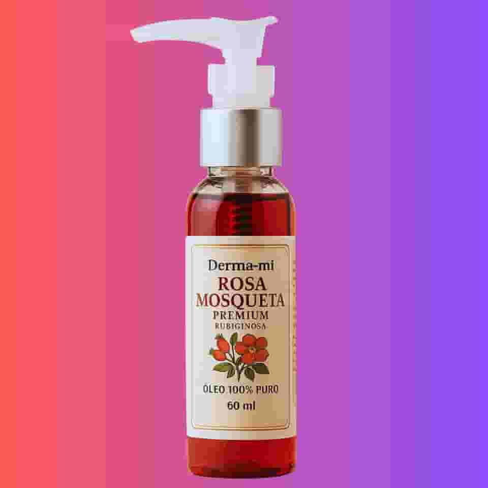 Óleo de Rosa Mosqueta Rubiginosa 100% Puro 60ml – Clareador e Regenerador da Pele