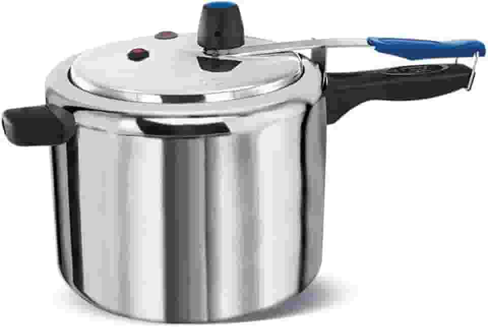 Panela de Pressão Alumínio Polido Pressionella de 10 Litros, Prateado, Ramos