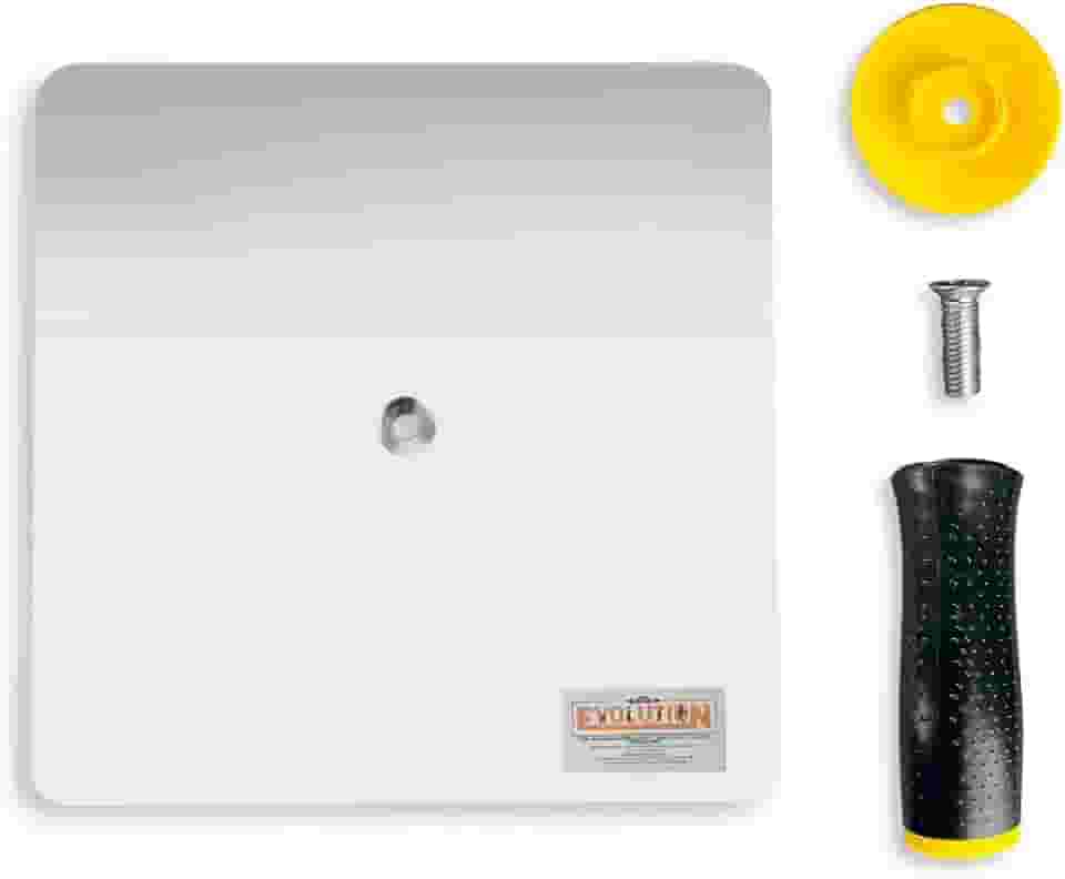 Apoiador de Massa Corrida Evolution de Alumínio Lamina Quadrada Para Gesso Revestimentos 1501-30x30cm