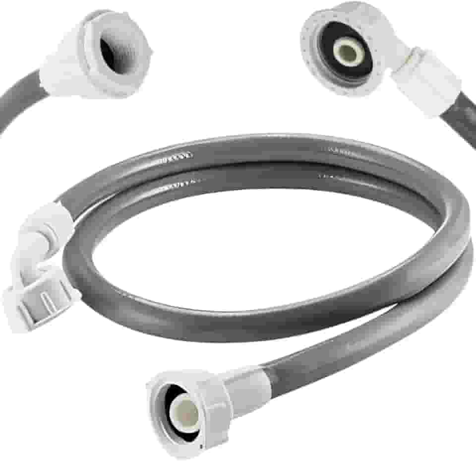 Mangueira Entrada Água Máquina De Lavar Universal 2m Metros Cinza | Ledmang