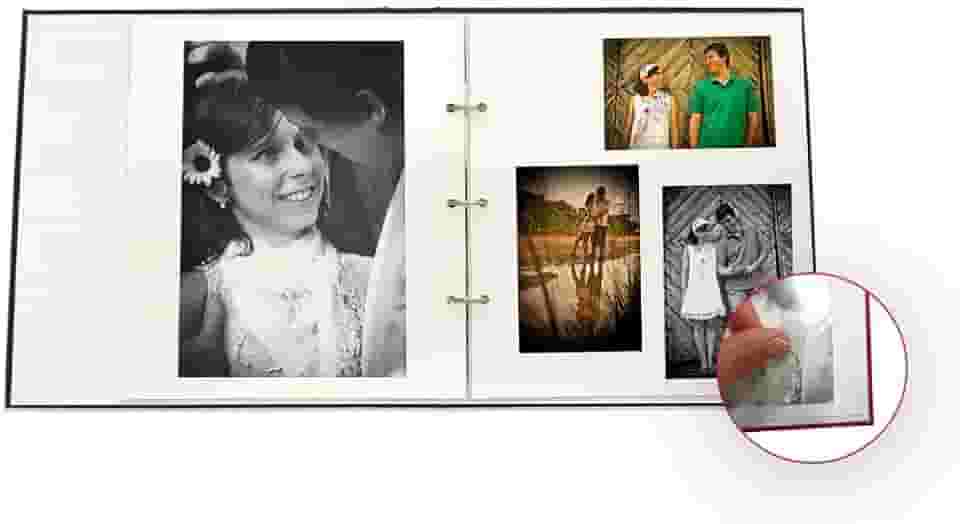 Folhas para Álbum Autocolante Pacote com 10 Folhas