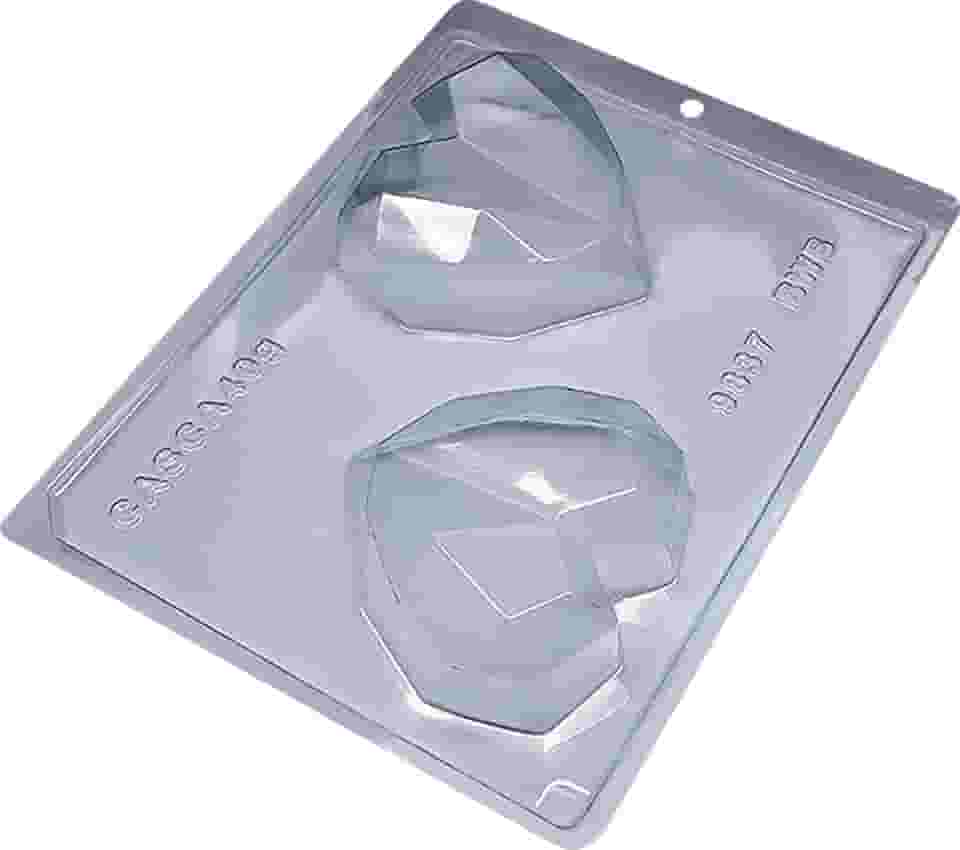 BWB Mold de Chocolate Coração Lapidado 200g 9837 Chocolate