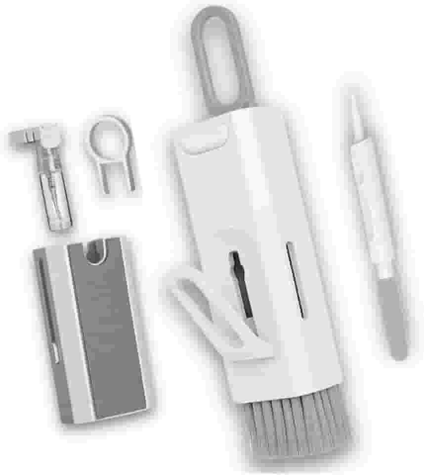 Escova de Limpeza Kit 8 em 1 para Teclado, Fone de Ouvido, Tela de Computador e Celular, Kit Multifuncional Limpador e Removedor de teclas, Ferramenta Completa para Limpeza Eletrônica
