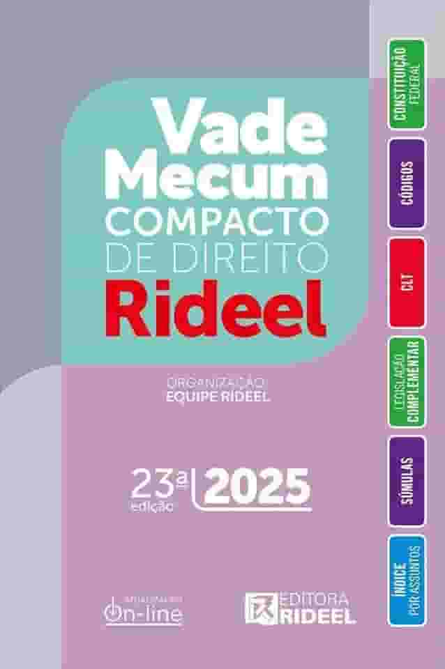 Vade Mecum Compacto de Direito Rideel 2025 - 1º Semestre - 23ª Edição